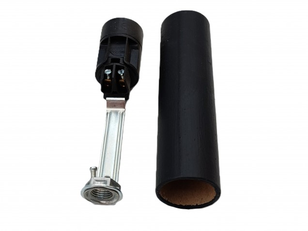 Candle Tube Sleeve black plain card And Lamp Holder E14
