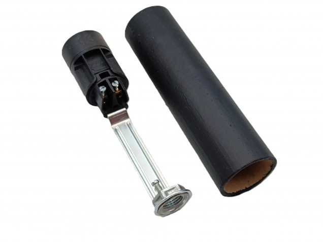 Candle Tube Sleeve black plain card And Lamp Holder E14