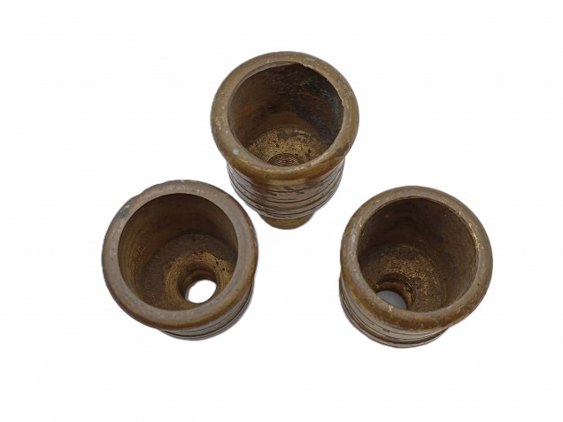Antique brass chandelier candle cups pack of 3