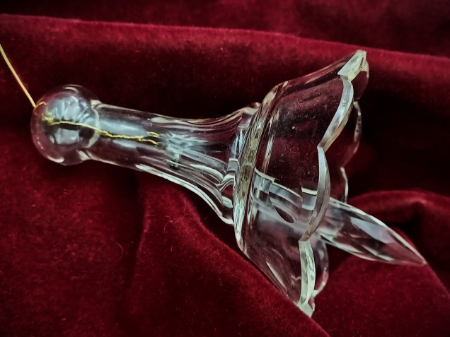 Chandelier lower bell finial 130mm high