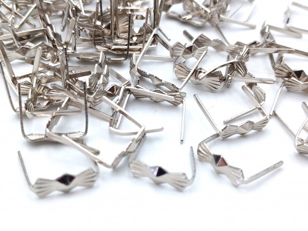 Chandelier Bow Clips Chrome 