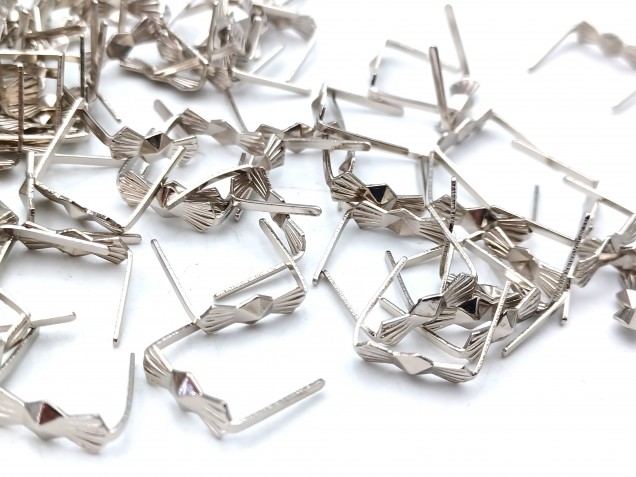 Chandelier Bow Clips Chrome 