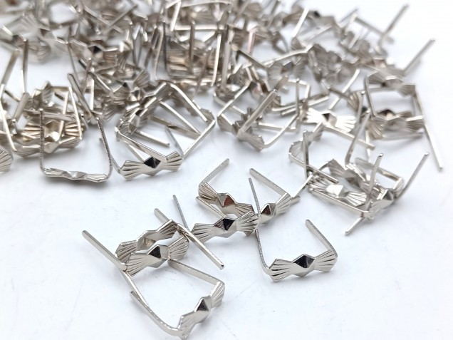 Chandelier Bow Clips Chrome 