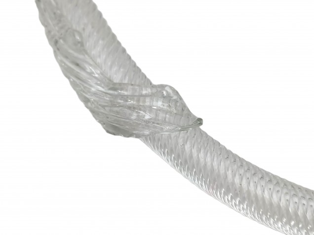 Chandelier parts Murano chandelier red Flower clear stem