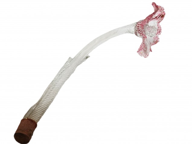 Chandelier parts Murano chandelier red Flower clear stem