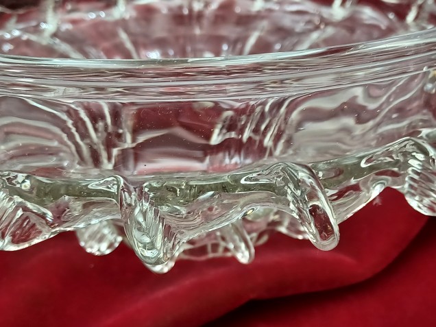 Venetian glass chandelier bottom bowl 