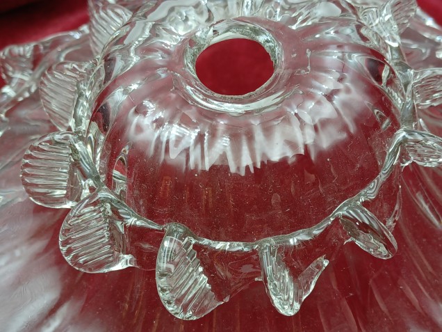 Venetian glass chandelier bottom bowl 