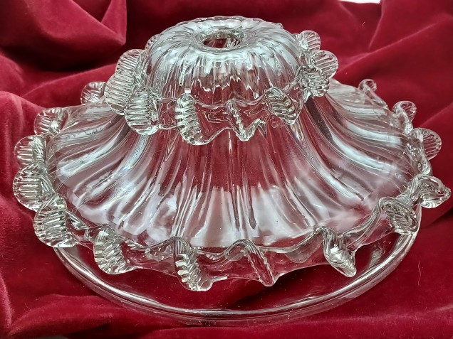 Venetian glass chandelier bottom bowl 