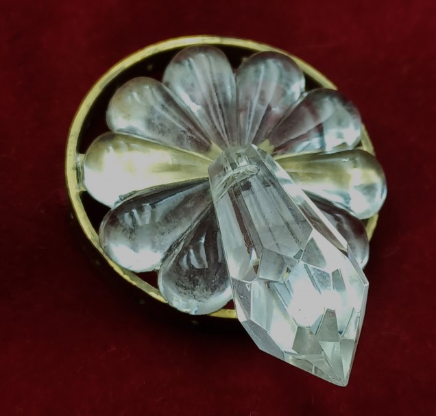 Chandelier Bag Type Finial 18 Pin Holes With Rosette