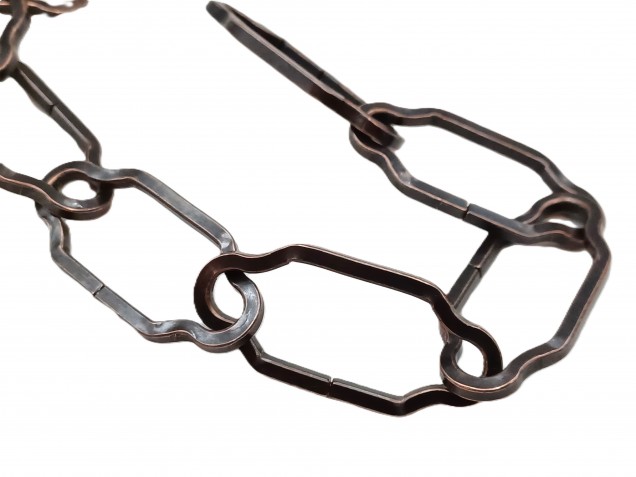 Chain Gothic Large Link Antique Plated Finish 