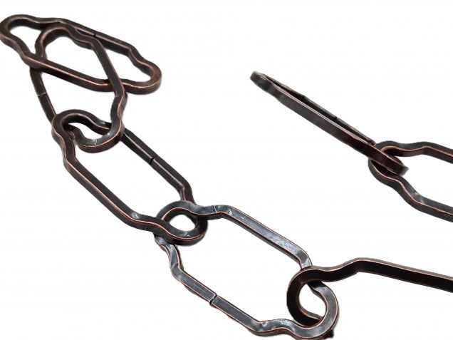 Chain Gothic Large Link Antique Plated Finish 