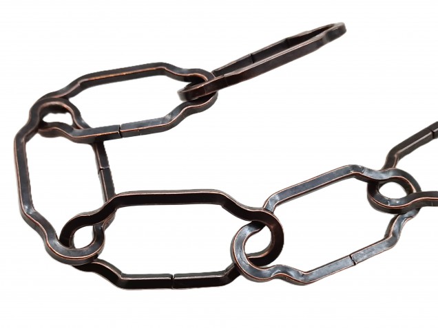 Chain Gothic Large Link Antique Plated Finish 