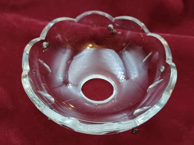 vintage chandelier bobeche drip tray 20mm centre hole