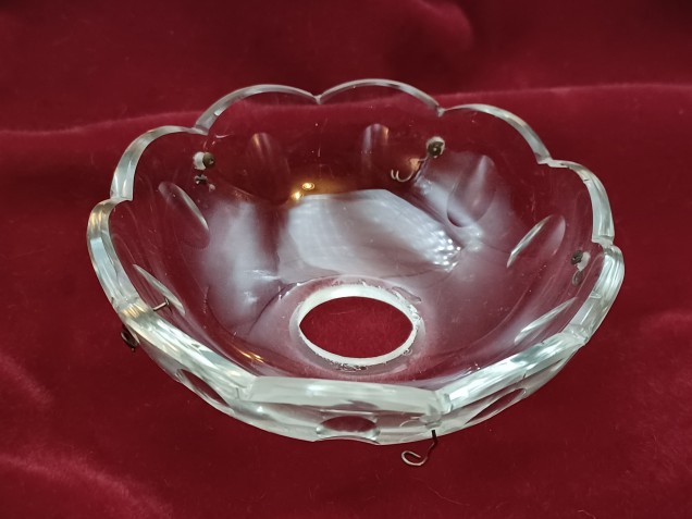 vintage chandelier bobeche drip tray 20mm centre hole