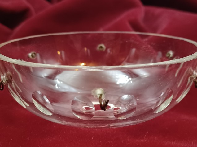 Vintage Chandelier Bobeche 13mm centre hole