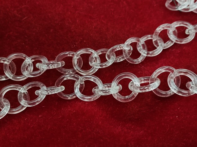 Murano Glass Chain Glass Chandelier Chain round hoop