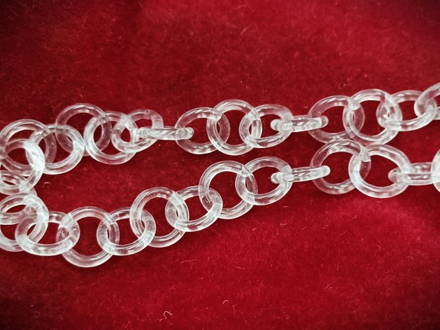 Murano Glass Chain Glass Chandelier Chain round hoop