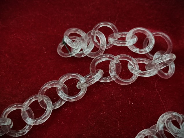 Murano Glass Chain Glass Chandelier Chain round hoop