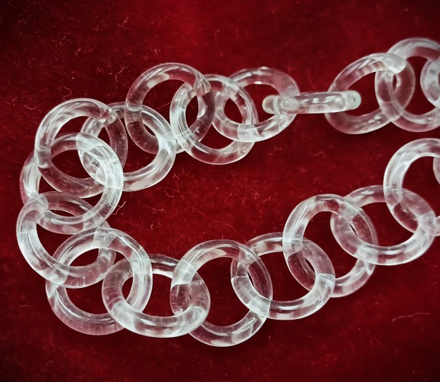 Murano Glass Chain Glass Chandelier Chain round hoop