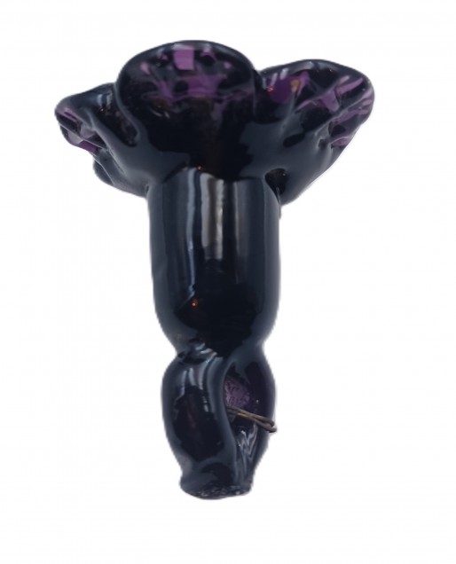 Venetian Murano Chandelier Drop Dark Purple