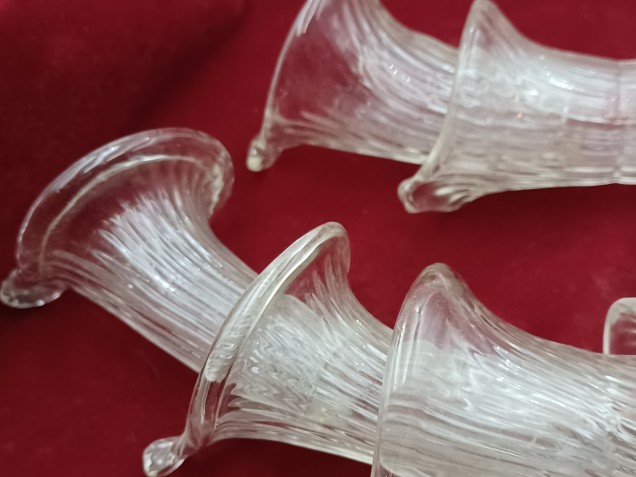 Venetian Chandelier snake Arm section clear