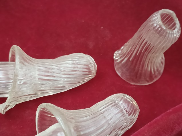 Venetian Chandelier snake Arm section clear