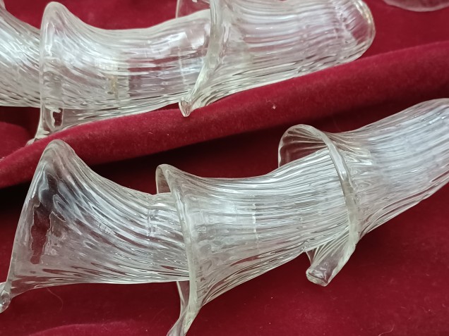 Venetian Chandelier snake Arm section clear