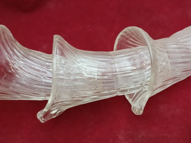 Venetian Chandelier snake Arm section clear