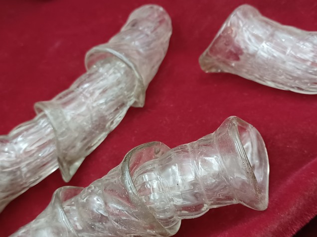 Venetian Chandelier snake Arm section clear