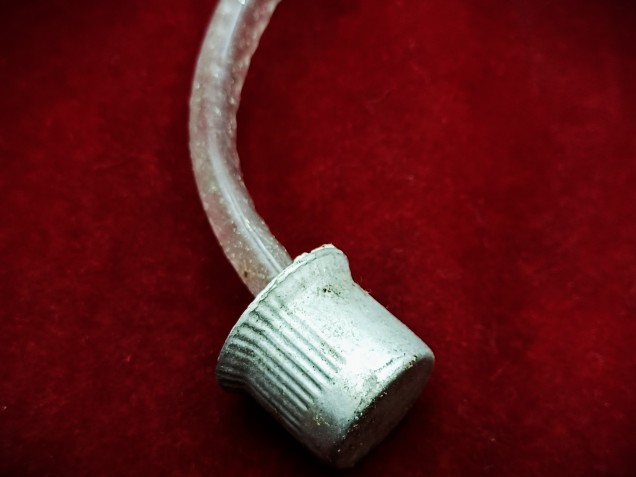 2 X Venetian chandelier Clear glass Leaves 