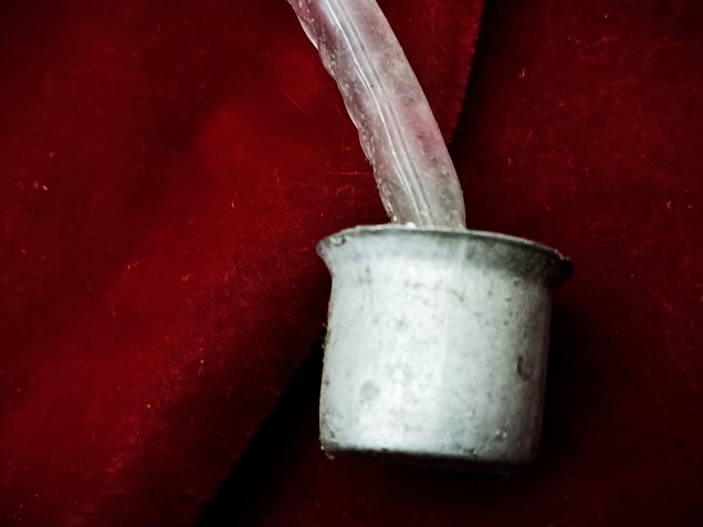 2 X Murano chandelier Clear glass Leaves 