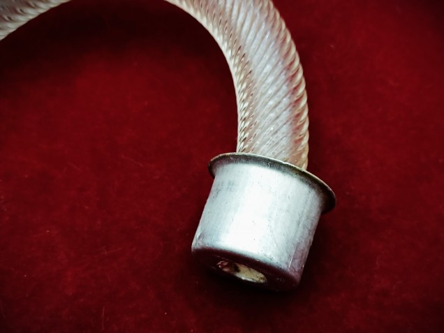 Murano chandelier Arm hand blown gold tint