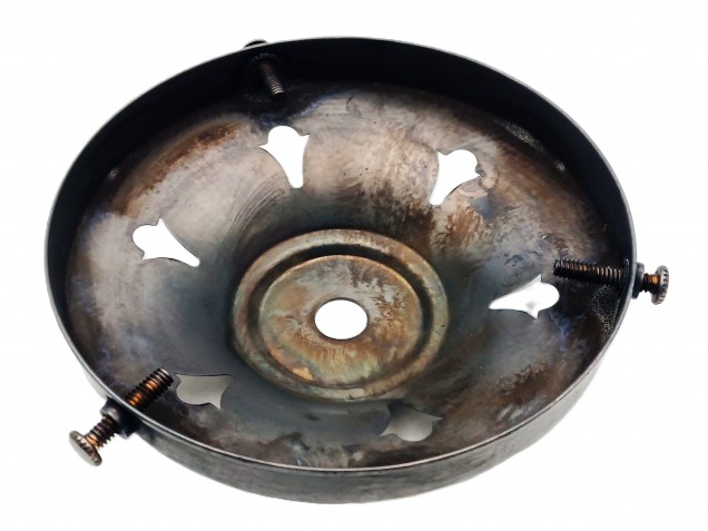 Dark Antique brass effect gallery width 109mm or 4 1~4 inch 