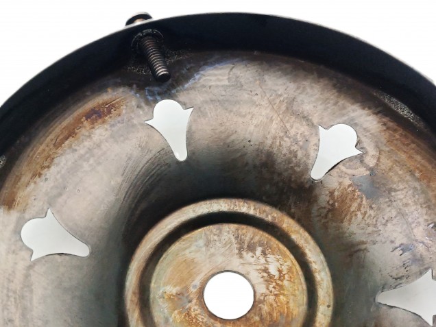 Dark Antique brass effect gallery width 109mm or 4 1~4 inch 