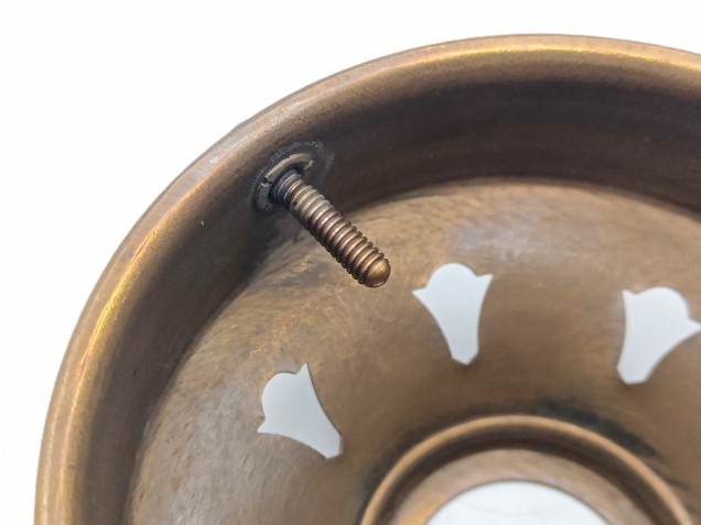 Antique Brass Effect DEEP Gallery Width 83mm or 3 and a Quarter Inches