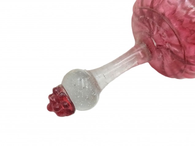 Venetian Chandelier finial Drop red