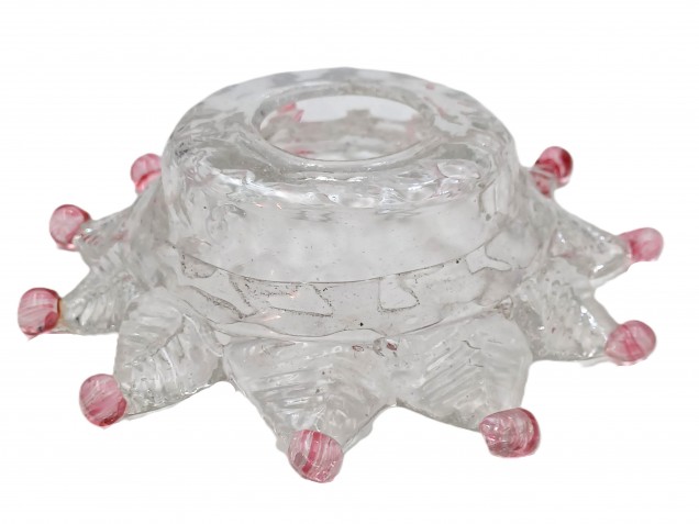 Venetian chandelier pan Clear and red 