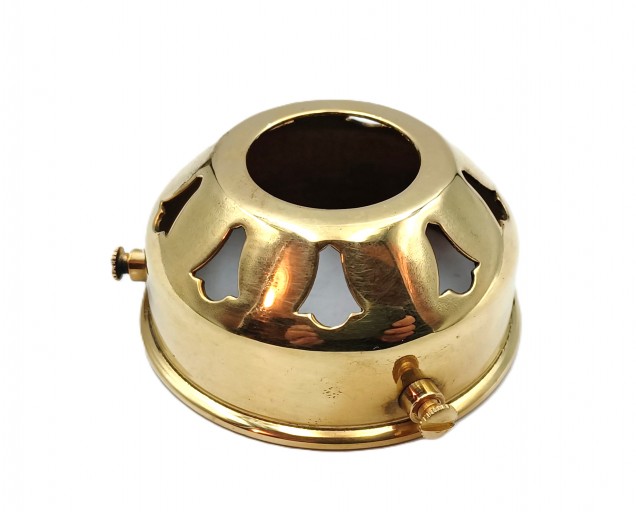 Brass DEEP Lampshade Holder 2 1~4 Inch - 28mm Centre Hole 