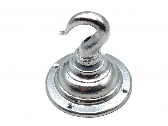 Silver chandelier hook heavy duty cast iron ceiling hook and screws 