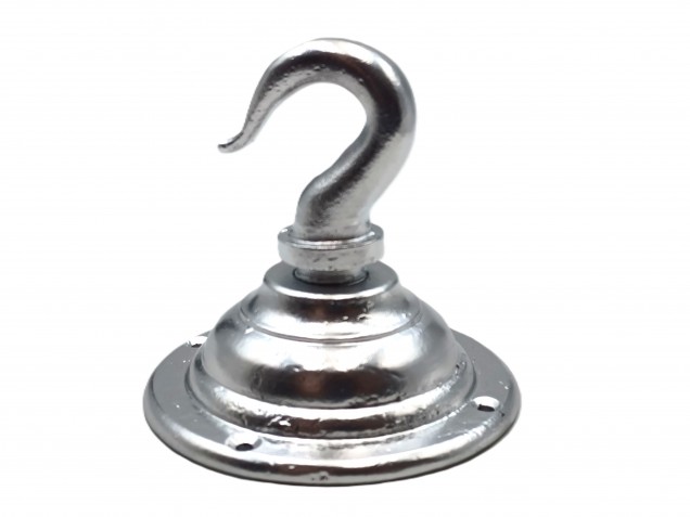 Silver chandelier hook heavy duty cast iron ceiling hook and screws 