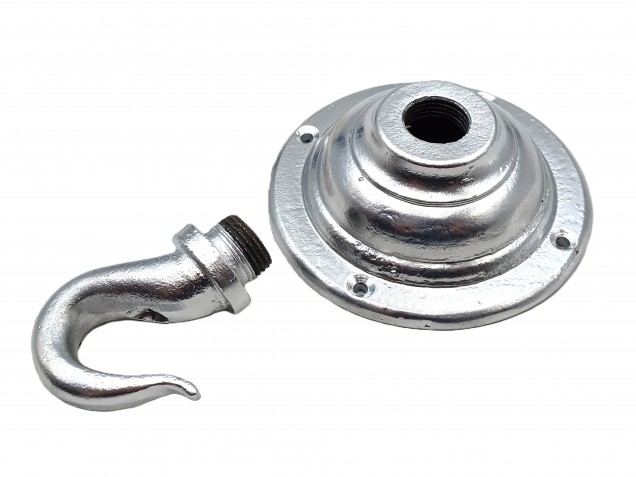 Silver chandelier hook heavy duty cast iron ceiling hook and screws 