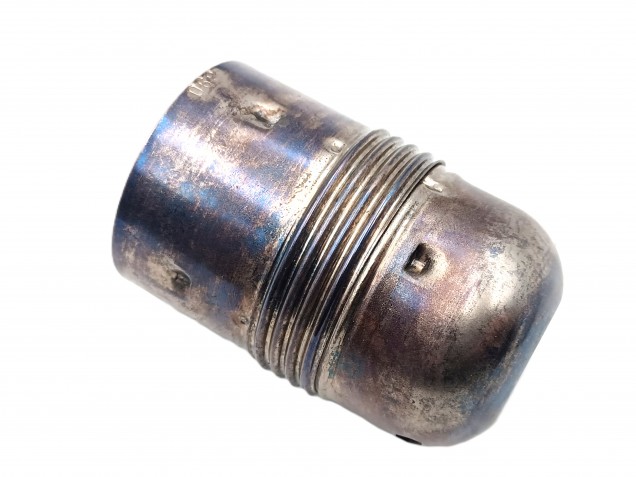 ES E27 lamp holder 3 part plain skirt in antique silver plated