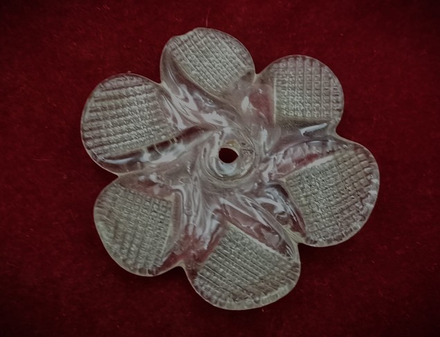 Glass Rosette  Murano