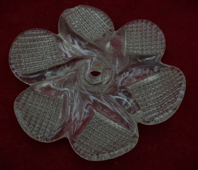 Glass Rosette  Murano