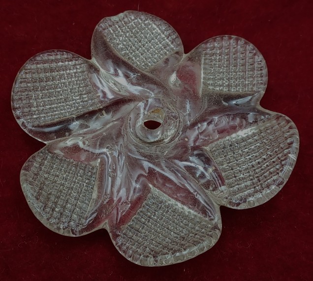 Glass Rosette  Murano