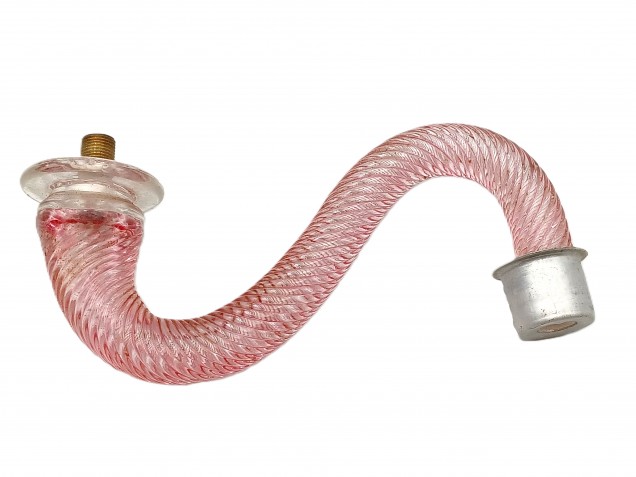 Pink Murano chandelier Arm hand blown