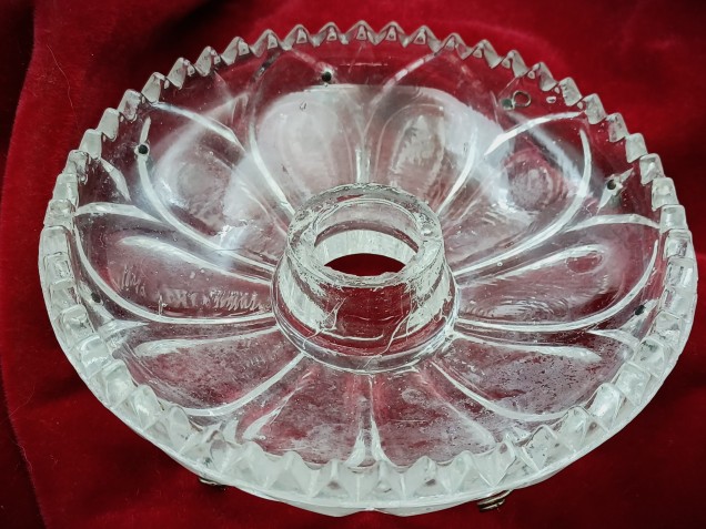 Bobeche with 10 pin holes