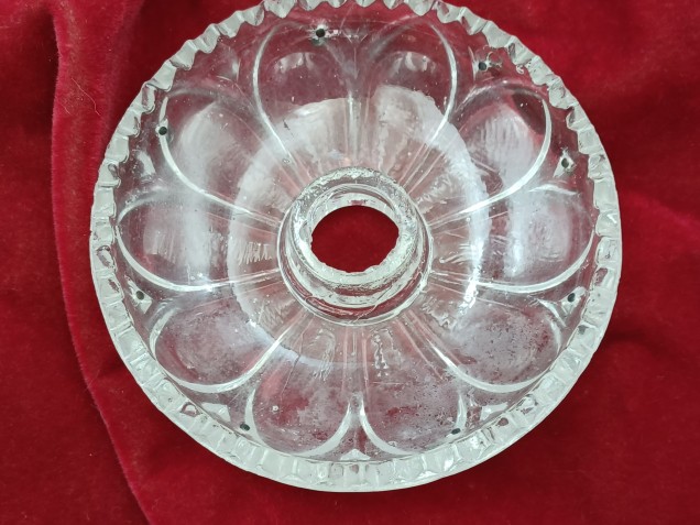 Bobeche with 10 pin holes