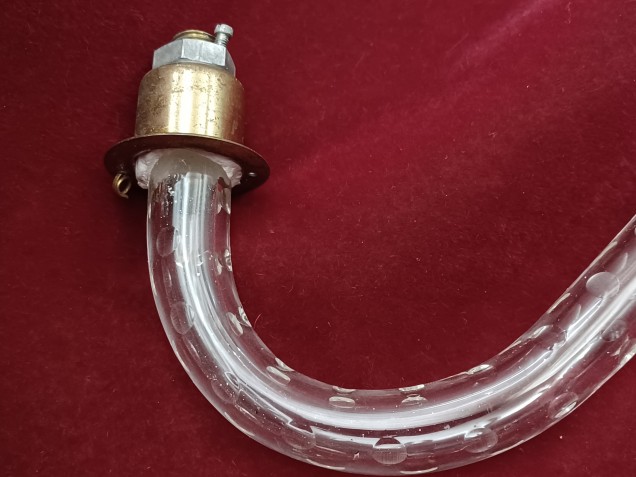 Chandelier Arm dotted pattern Glass 
