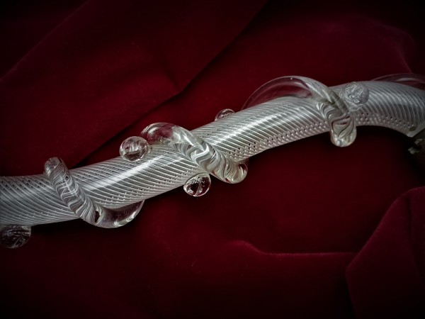 Antique Victorian Air twisted chandelier arm